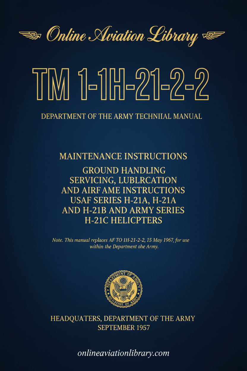 H-21 Ground Handling Maintenance Instructions Cover Page
