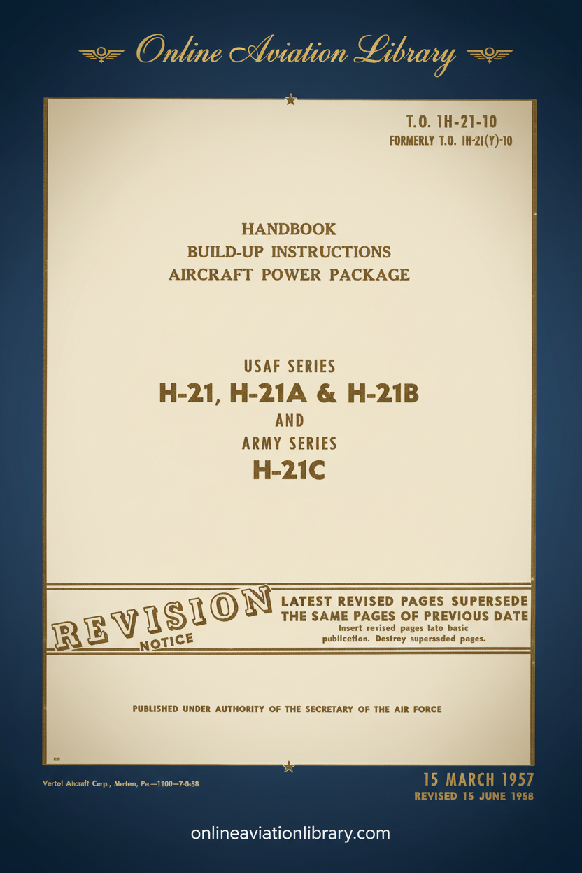 H-21 Series Build-Up Instructions Handbook Cover Page
