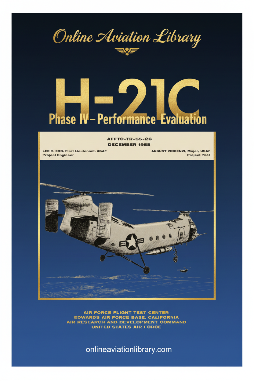 H-21C Phase IV Performance Evaluation Cover Page