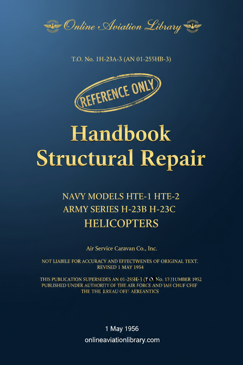 H-23 Structural Repair Handbook Cover Page