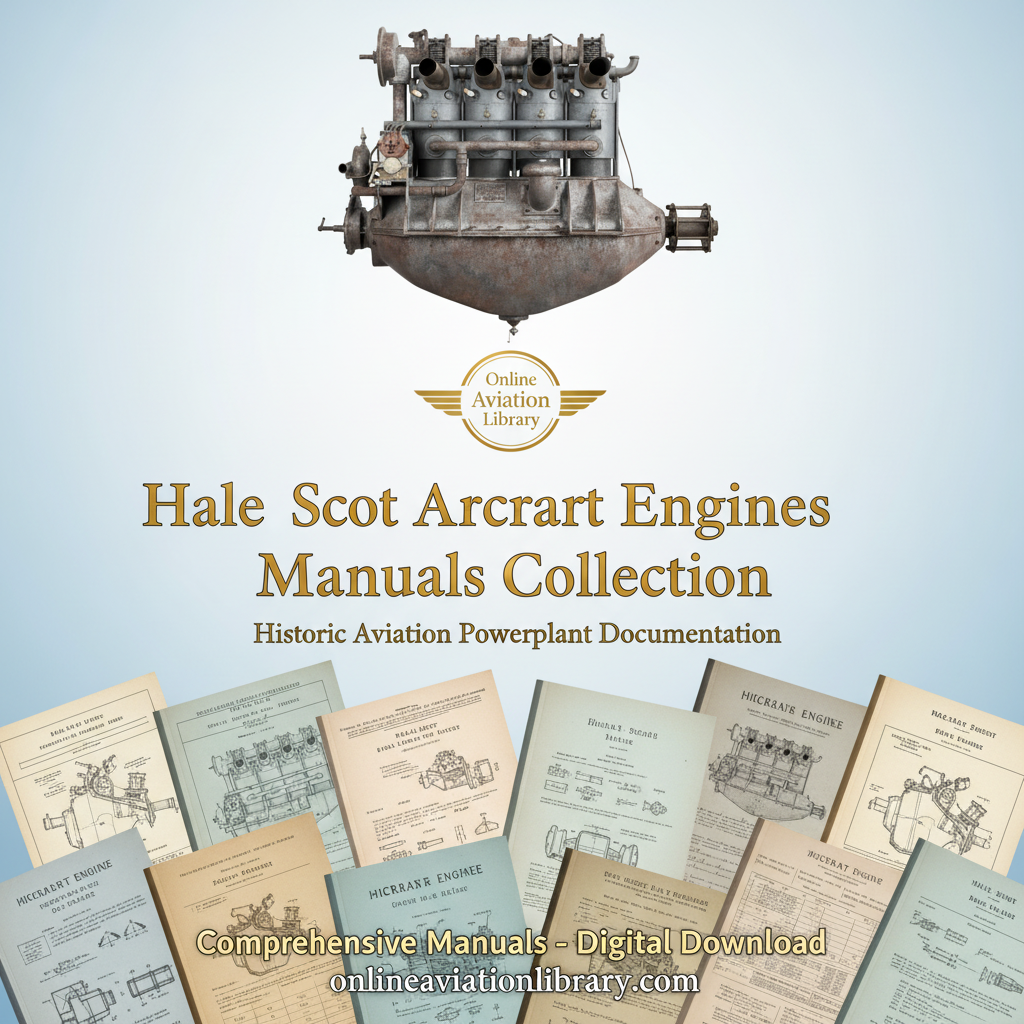 Halex Scott Aircraft Engines Vertical Banner - Lighter