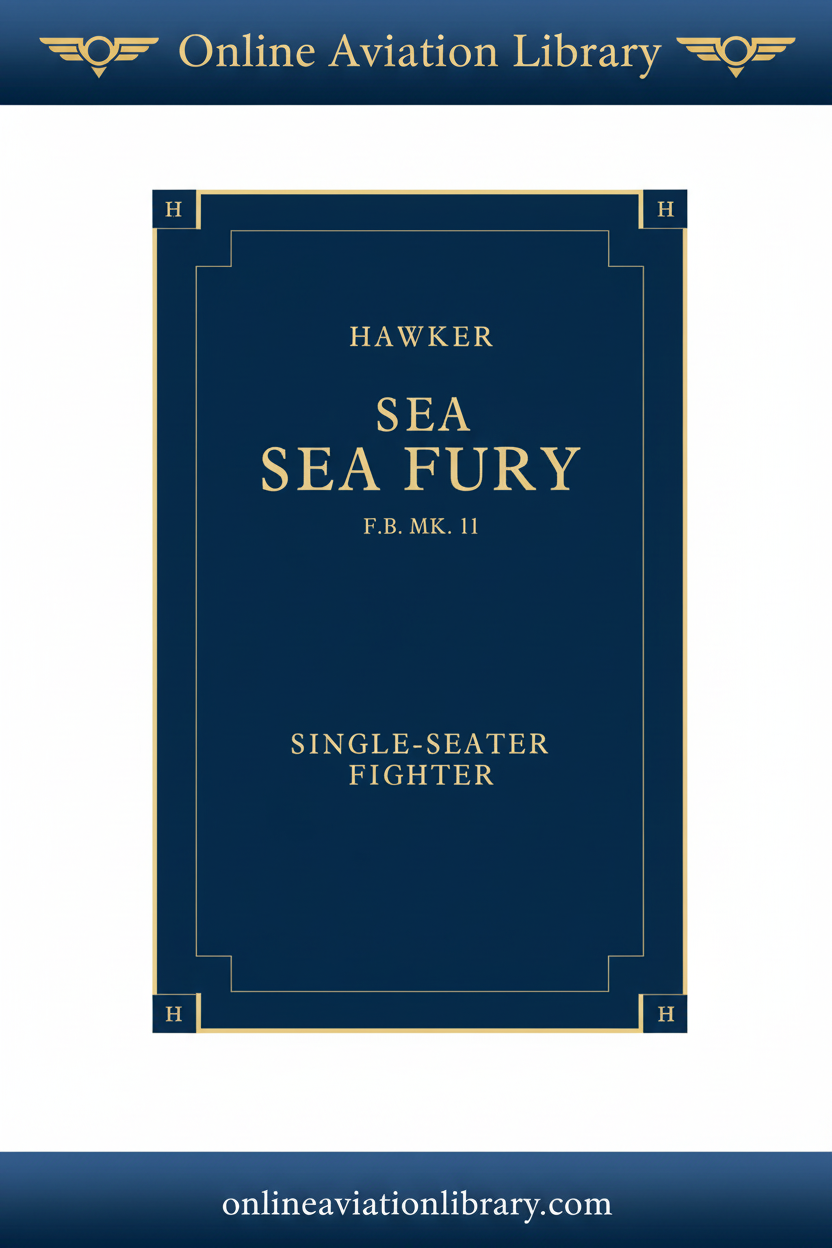 Hawker Sea Fury FB Mk.11 Cover