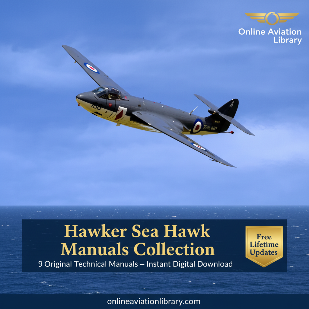 Hawker Sea Hawk Manuals Collection - Promotional Banner