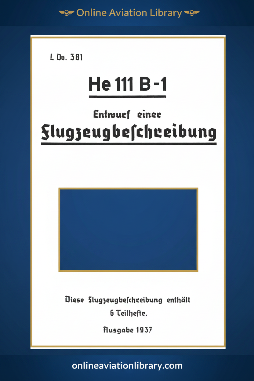 He 111 B-1 Beschreibung