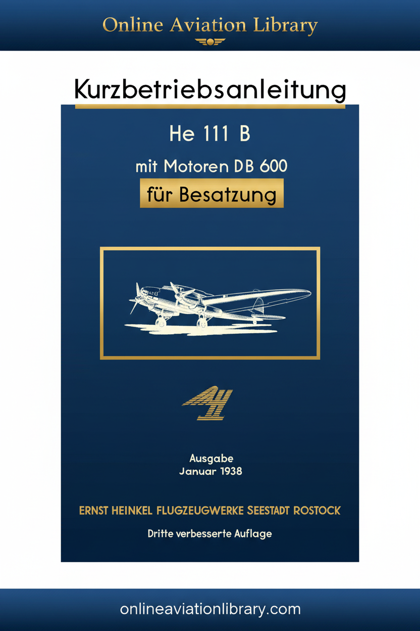 He 111 B für Besatzung