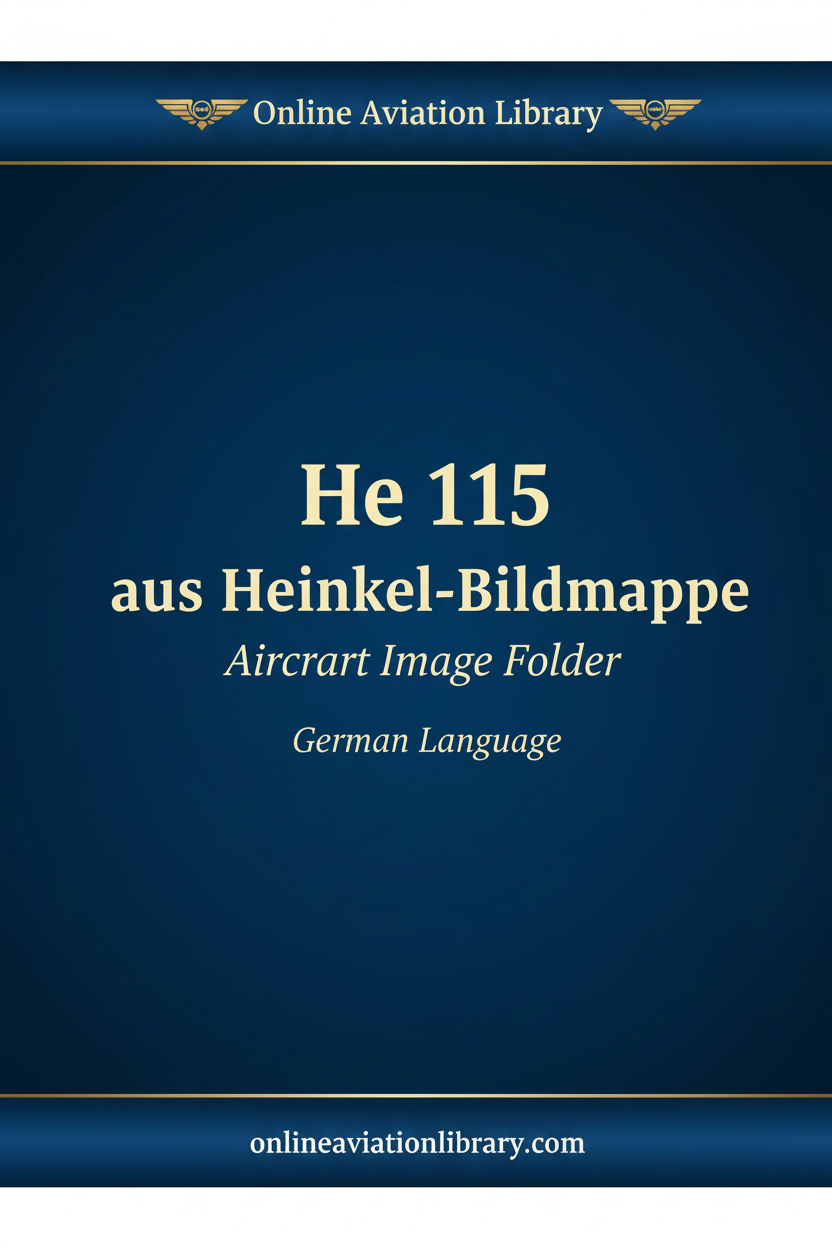 He 115 Bildmappe Cover
