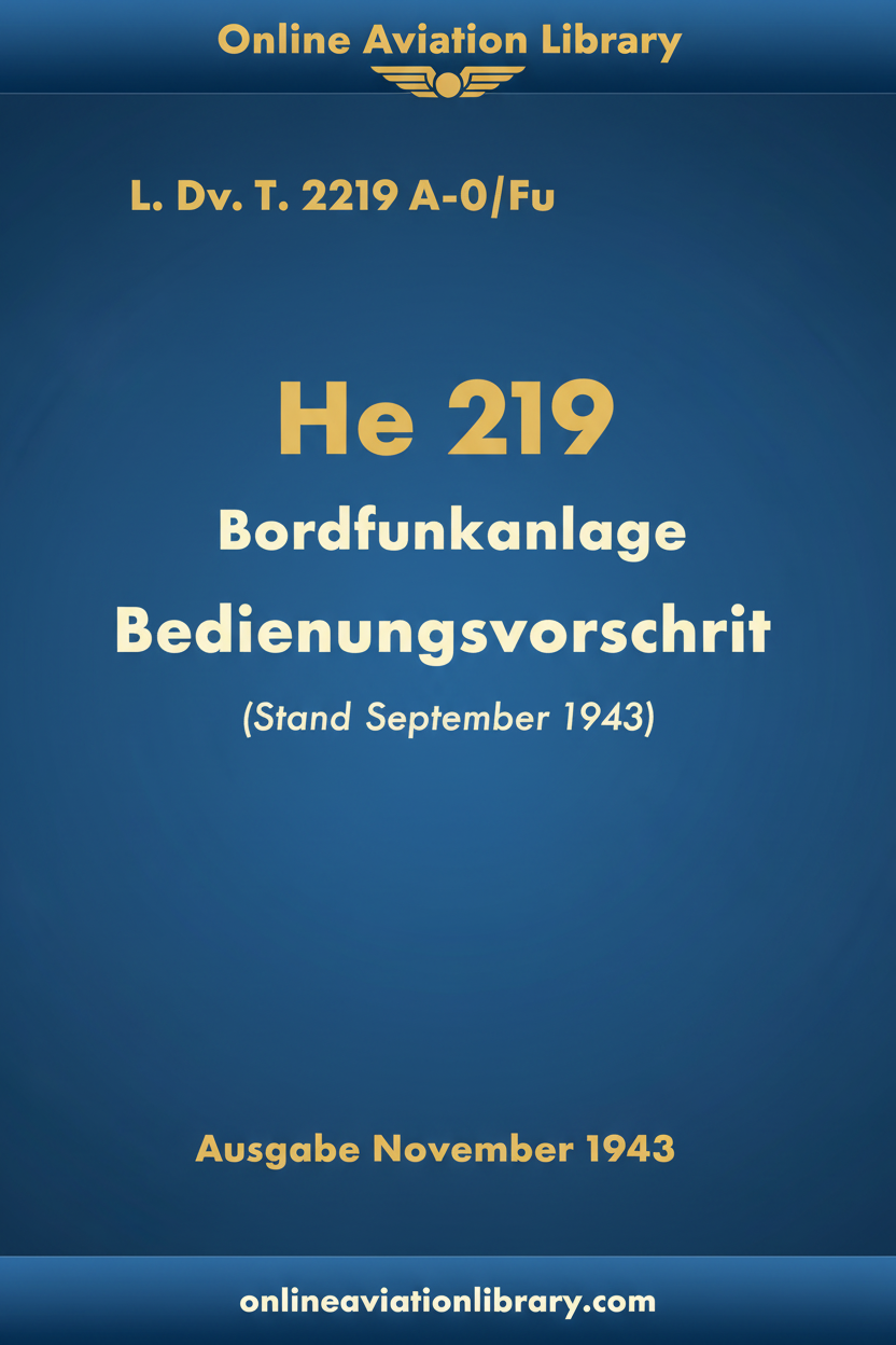 He 219 Bordfunkanlage Cover