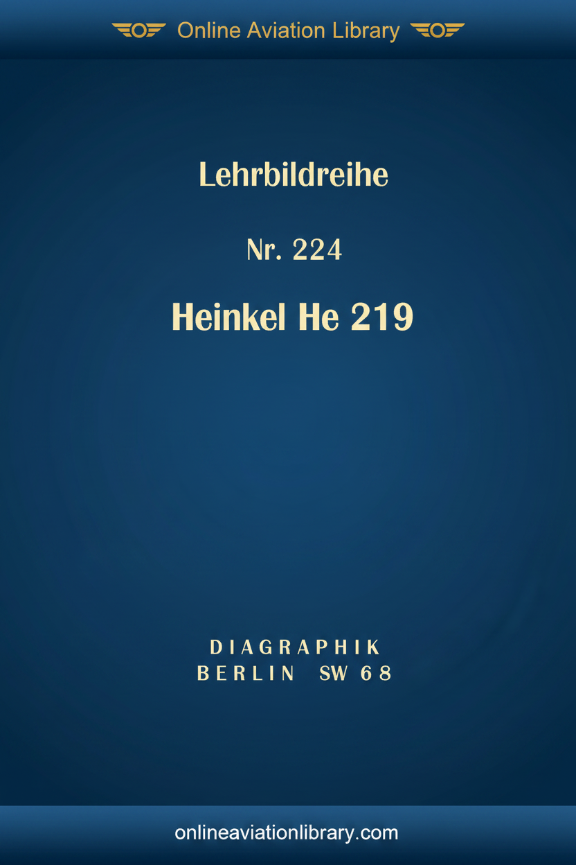 He 219 Lehrbildreihe Cover