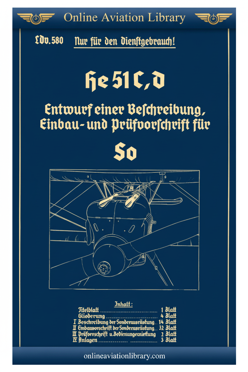 He 51 Bewaffnung Cover