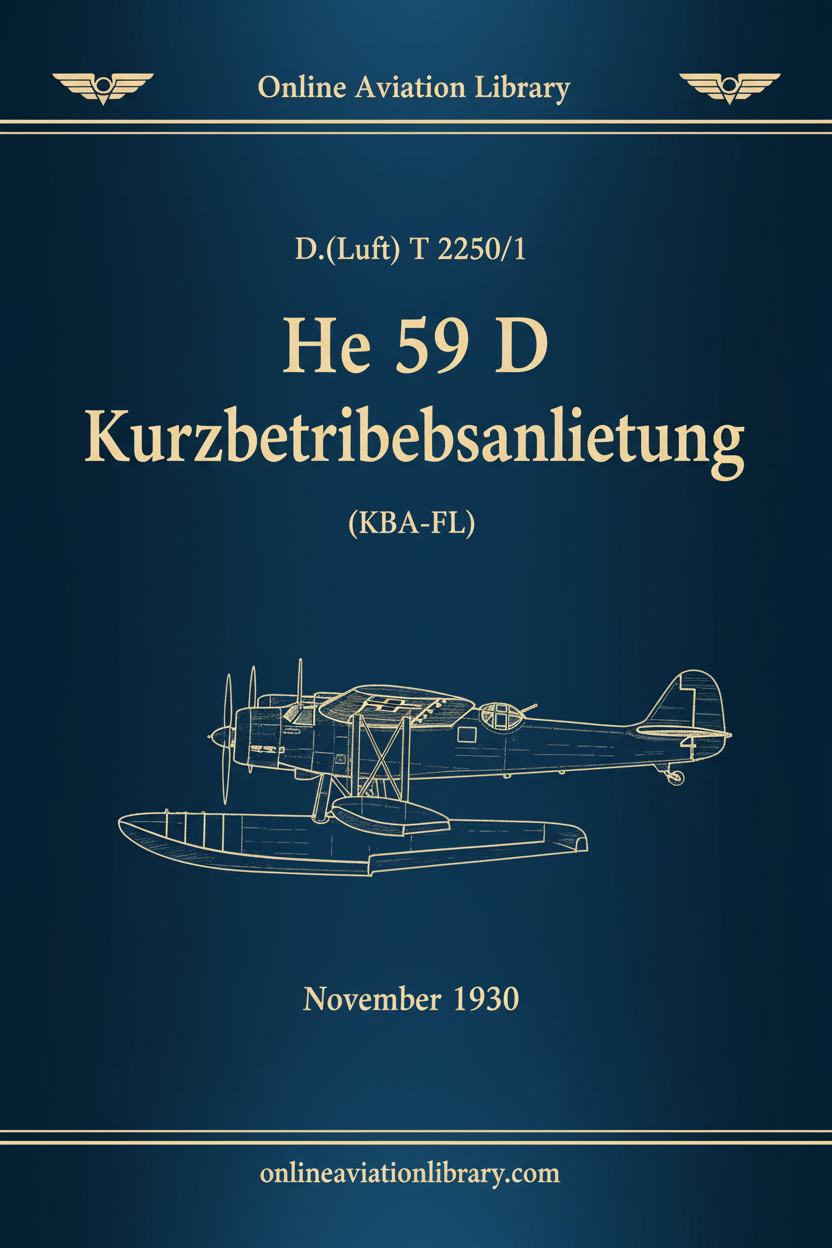 He 59D KBA-FL Cover