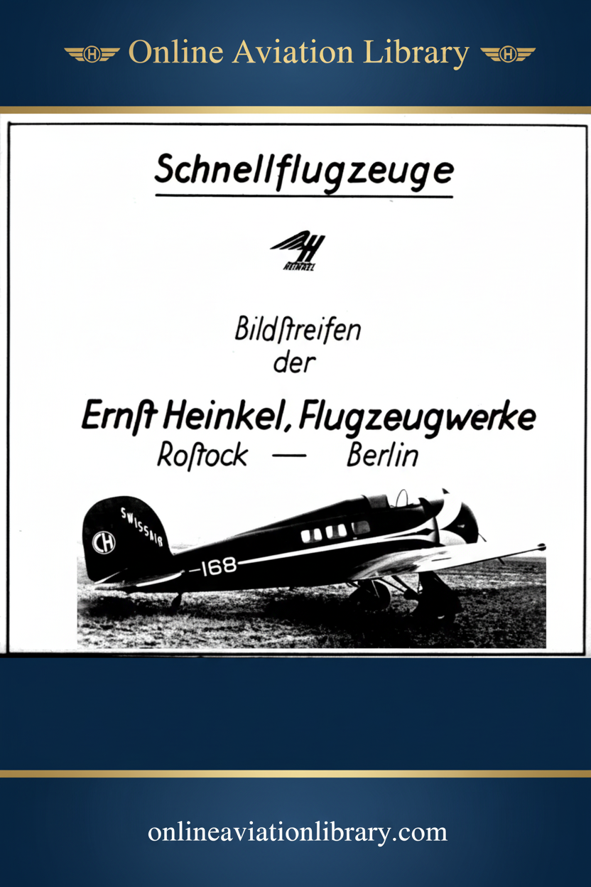 He 70 Schnellflugzeuge Cover