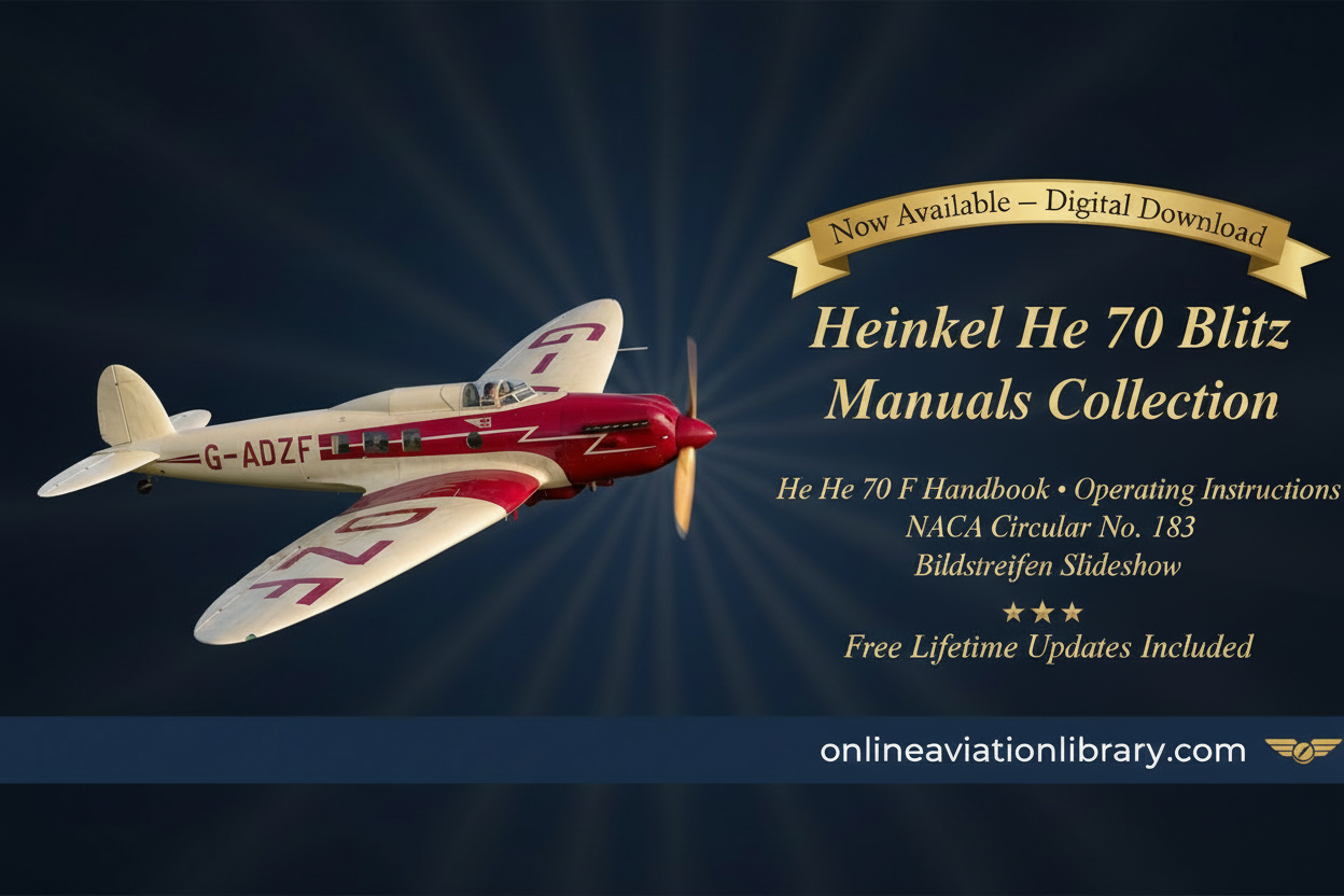 Heinkel He 70 Blitz Promotional Banner Fixed