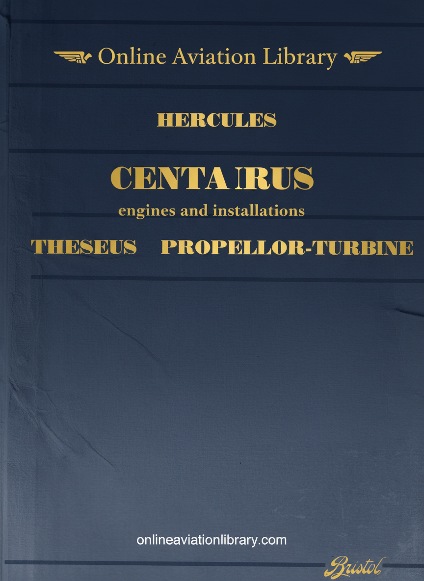 Hercules Centaurus Engines Manual Cover
