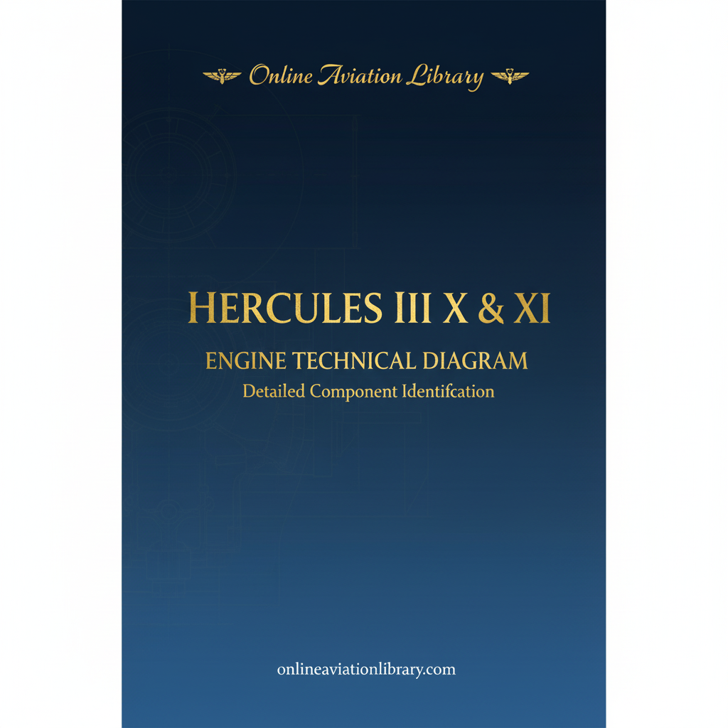 Hercules III X & XI Engine Diagram Cover