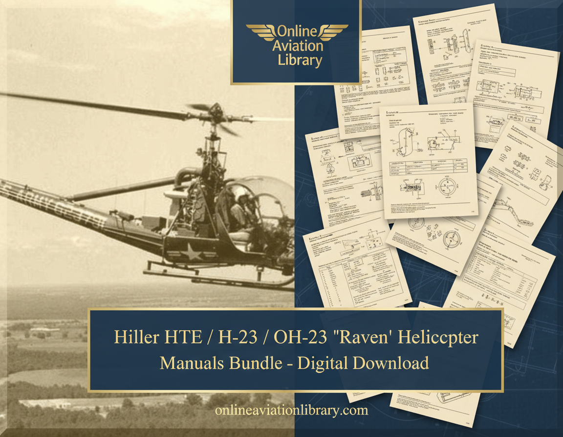 Hiller OH-23 Raven Helicopter Manuals Bundle Banner