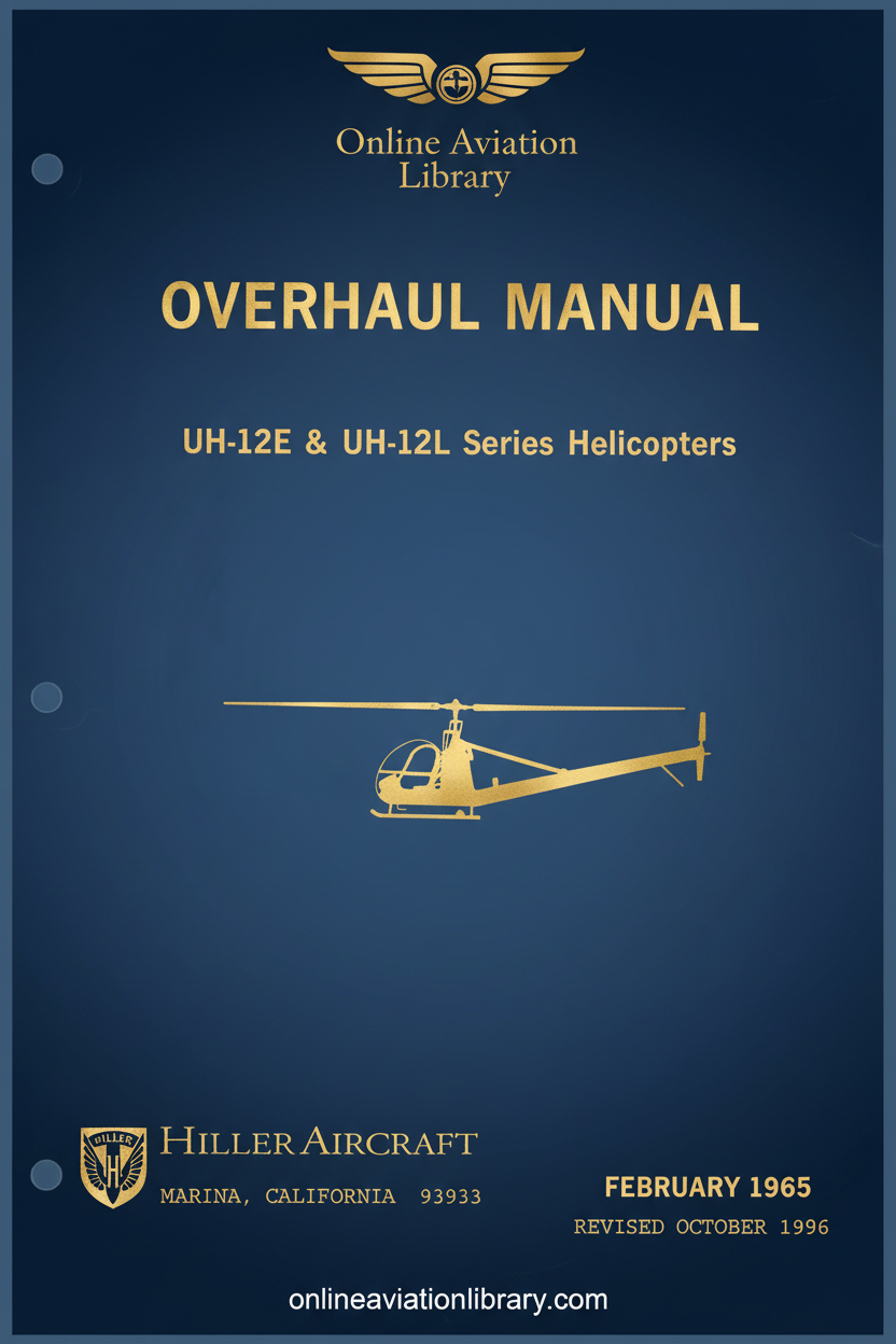 Hiller UH-12 Overhaul Manual Cover Page