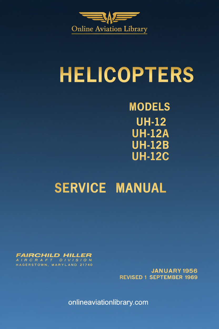 Hiller UH-12 Series Service Manual Cover Page