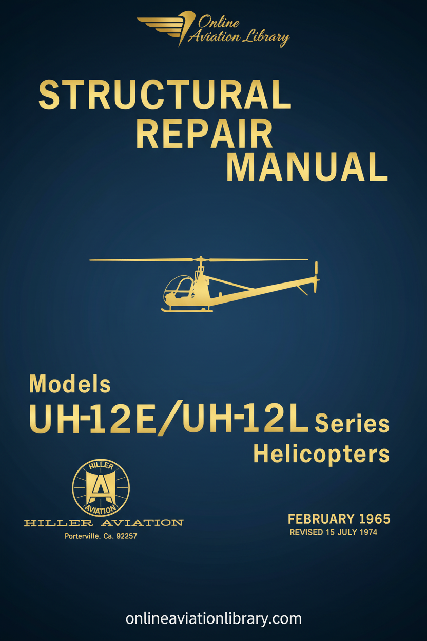 Hiller UH-12E/UH-12L Structural Repair Manual Cover Page