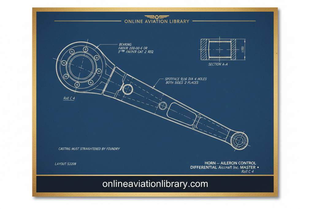 Horn Aileron Control Differential Master C4