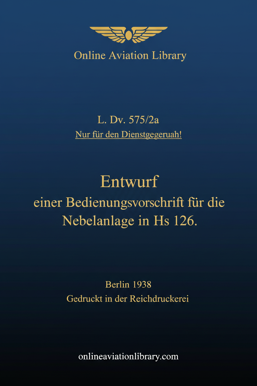 Hs 126 Nebelanlage Standard Cover Page