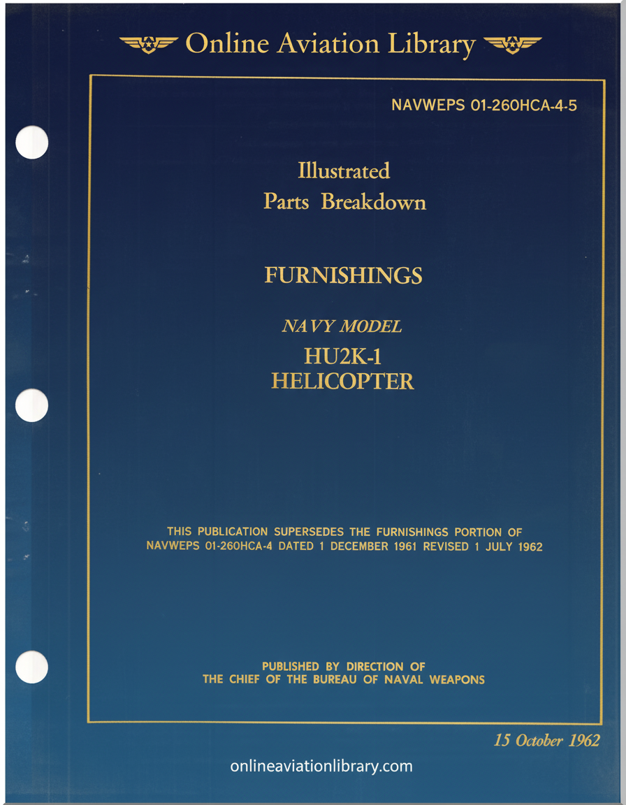 HU2K-1 Furnishings IPB Cover Page