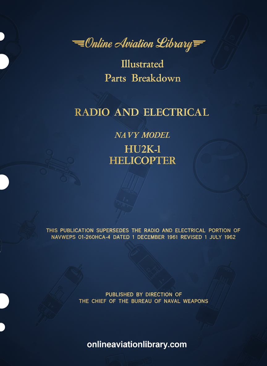HU2K-1 Radio and Electrical IPB Cover Page