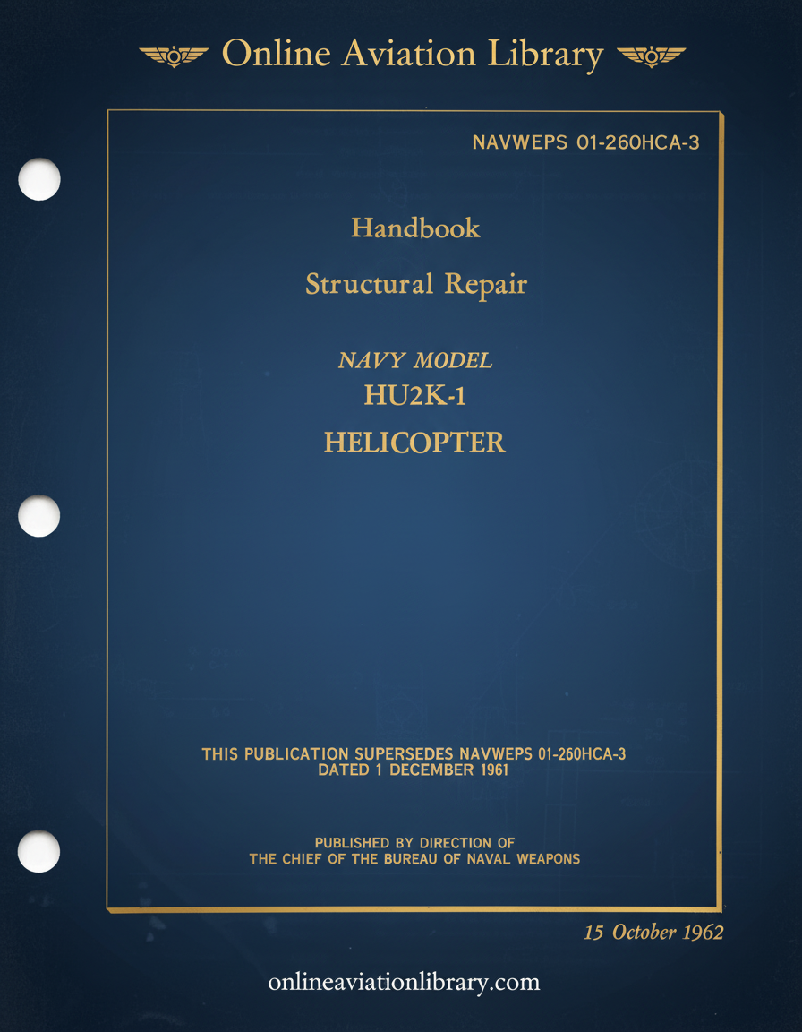 HU2K-1 Structural Repair Handbook Cover Page
