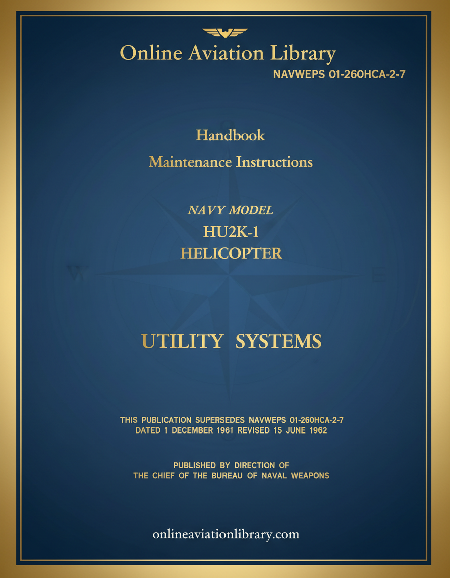 HU2K-1 Utility Systems Handbook Cover Page