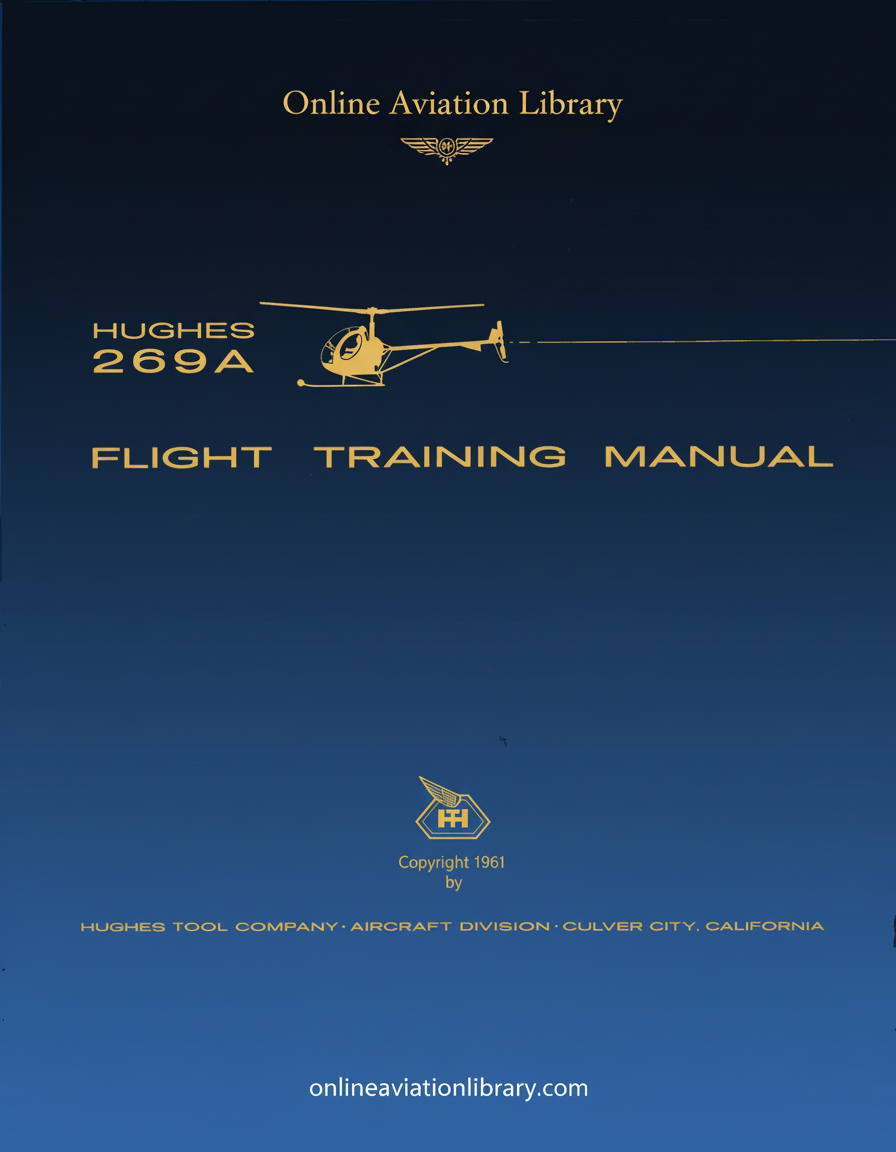 Hughes 269A Flight Training Manual Cover Page