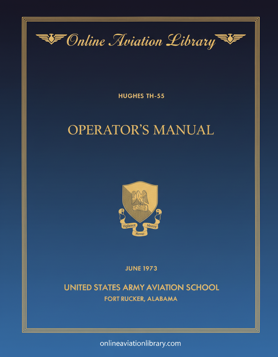 Hughes TH-55 Operator's Manual Cover Page