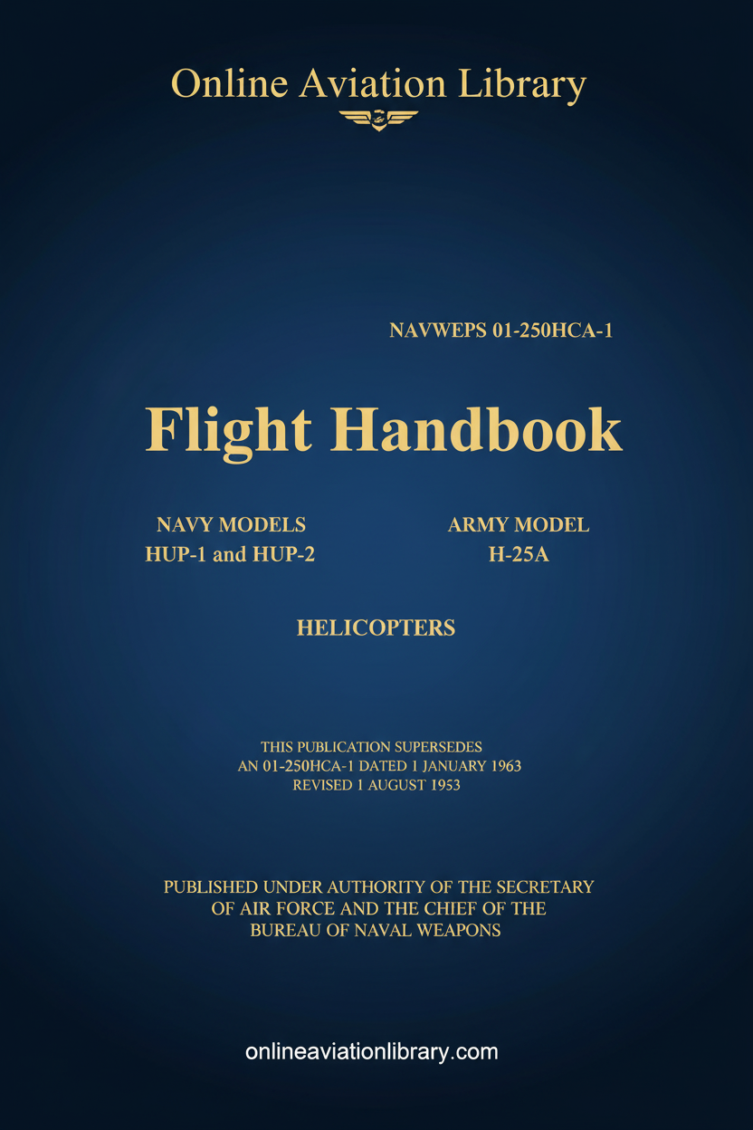 HUP Helicopters Flight Handbook Cover Page