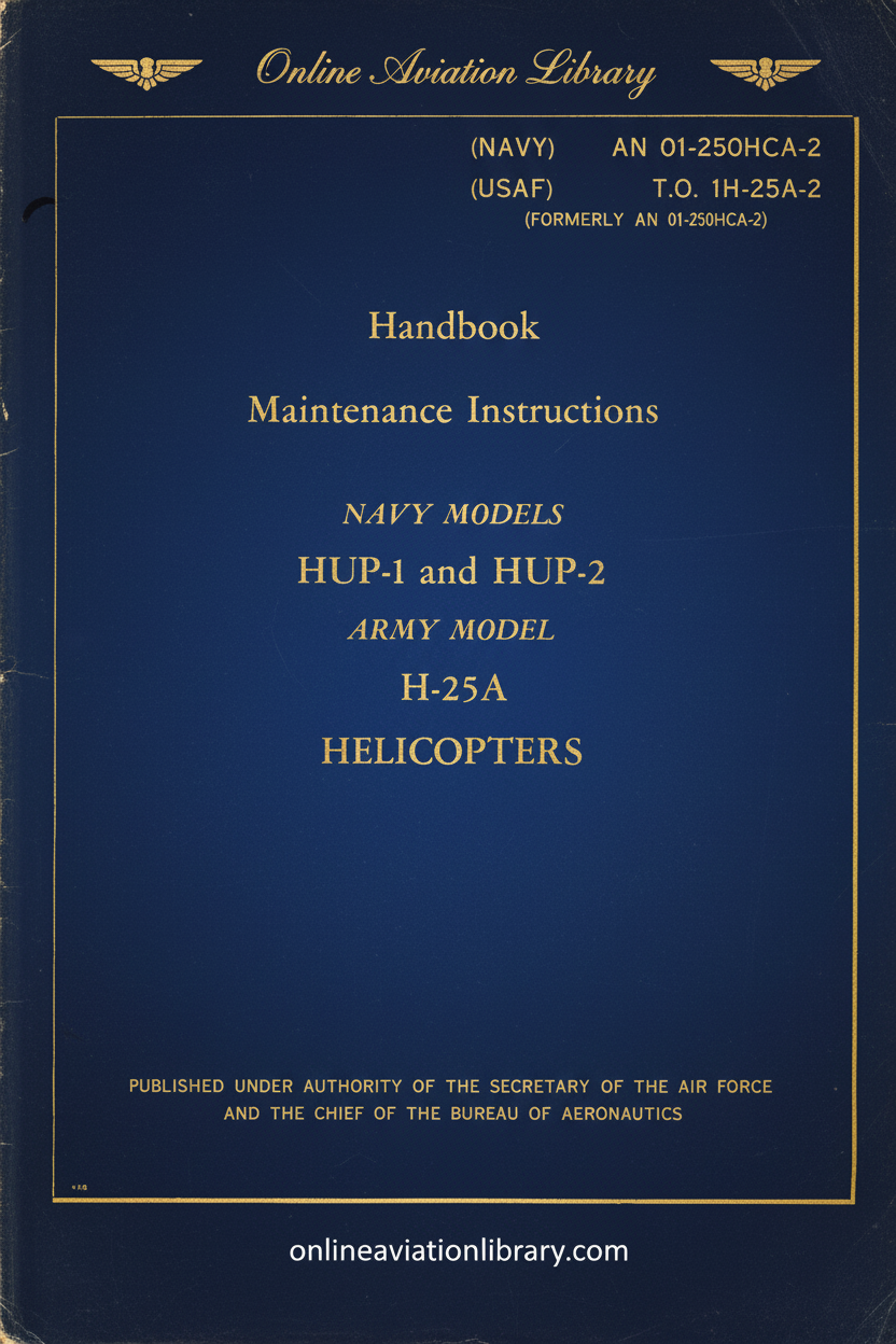 HUP Helicopters Maintenance Instructions Cover Page