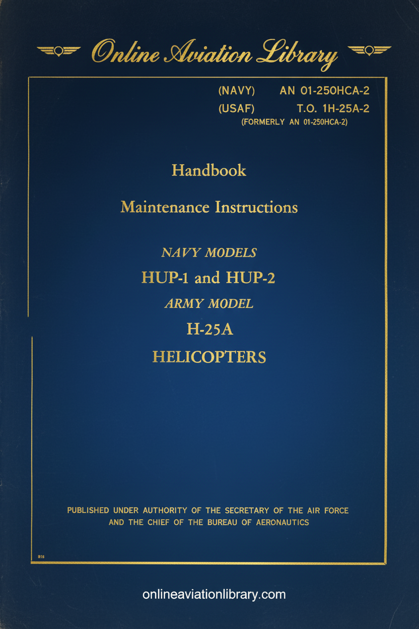 HUP Helicopters Maintenance Instructions Cover Page