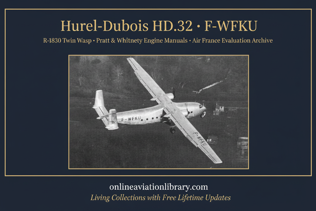 Hurel-Dubois HD.32 F-WFKU — Hero Banner