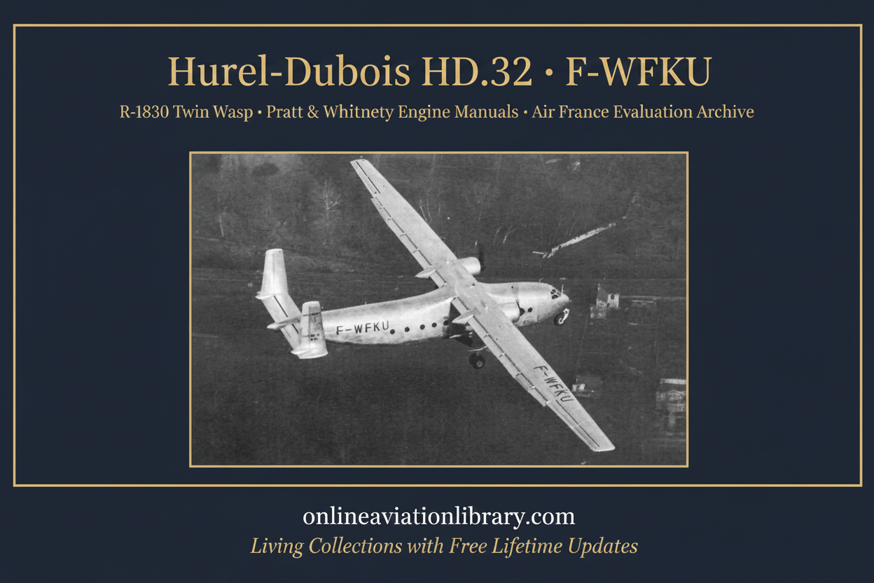 Hurel-Dubois HD.32 F-WFKU — Hero Banner