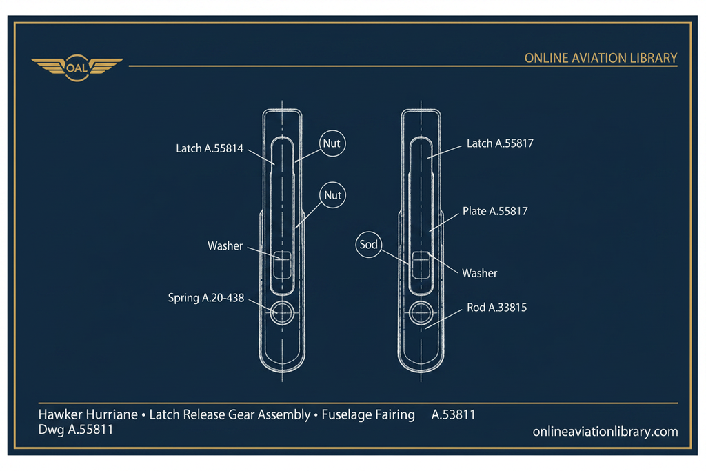 Hurricane Latch Release Gear A.53811 — Navy
