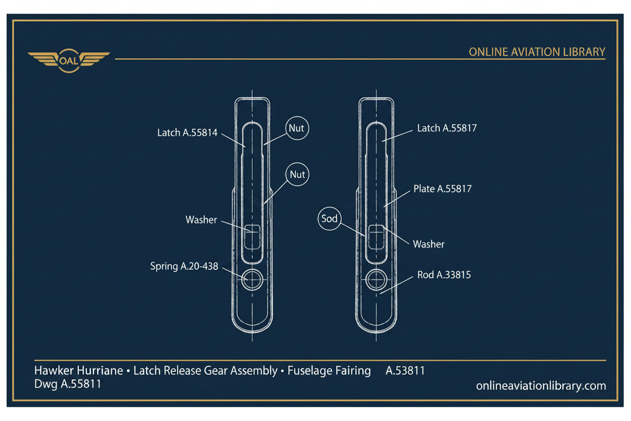 Hurricane Latch Release Gear A.53811 — Navy