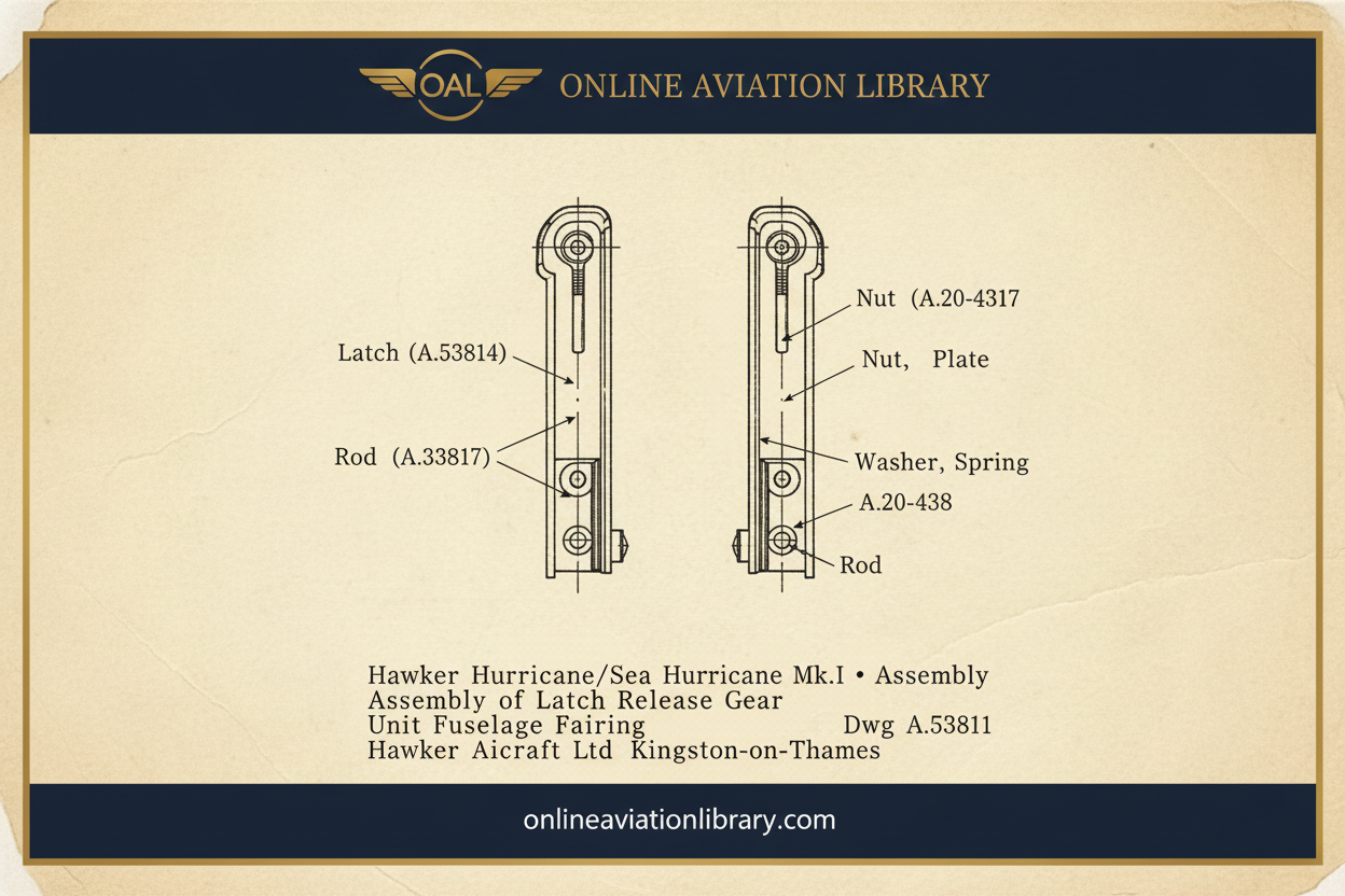 Hurricane Latch Release Gear A.53811 — Parchment