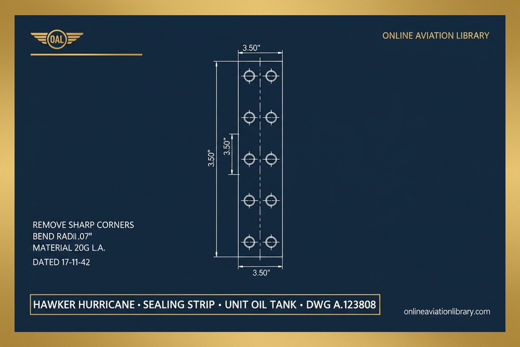 Hurricane Sealing Strip A.123808 — Navy