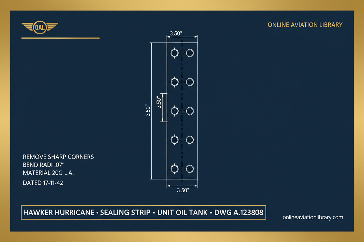 Hurricane Sealing Strip A.123808 — Navy