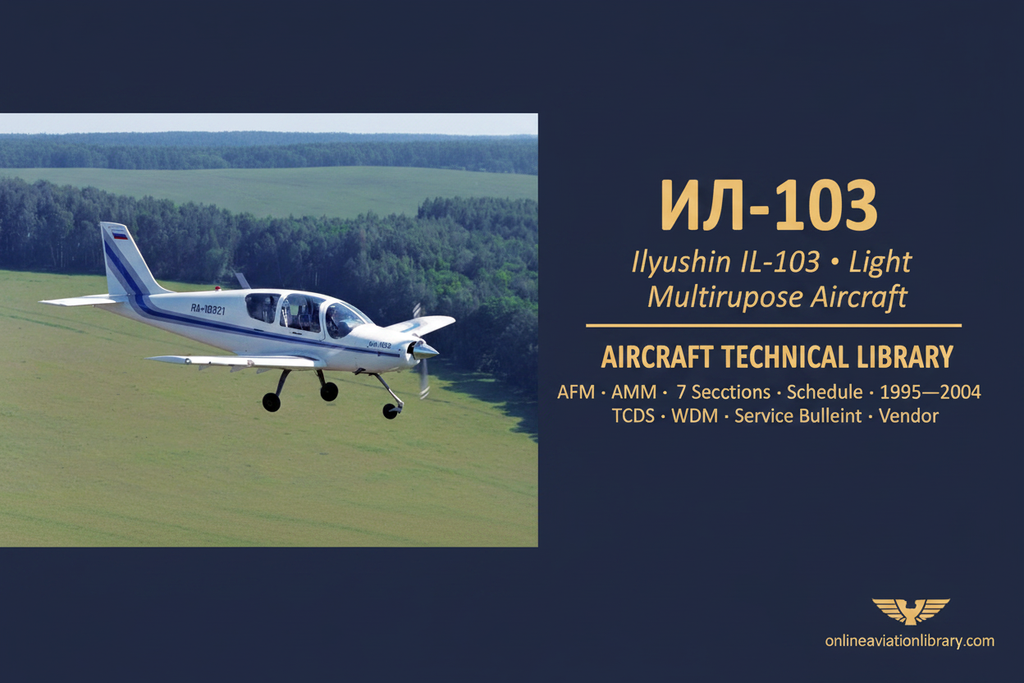 IL-103 Aircraft Technical Library — Landscape Banner