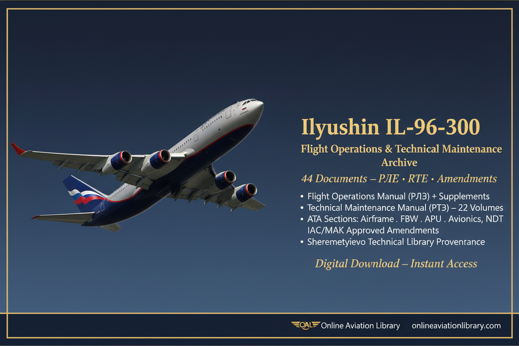 IL-96-300 LB4 — 4 Engines Corrected