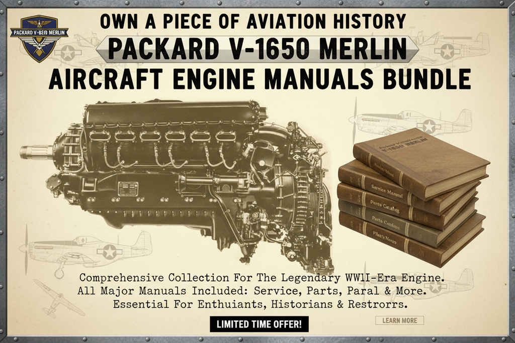 Packard V-1650 Merlin Promotional Banner