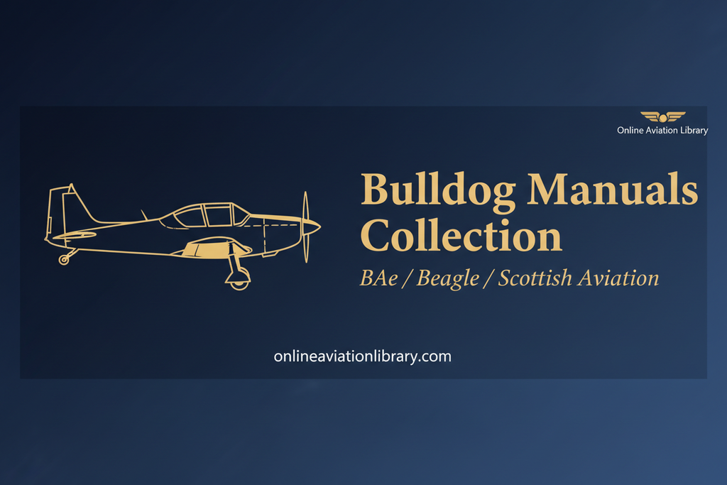 BAe Beagle Scottish Aviation Bulldog Manuals Collection product banner