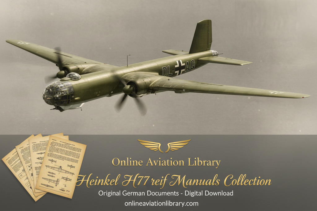 Heinkel He 177 Greif Aircraft Manuals Collection - Digital Download