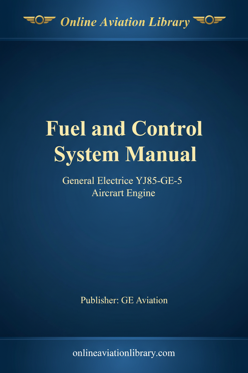 Cover Page — YJ85-GE-5 Fuel and Control System Manual — GE Aviation