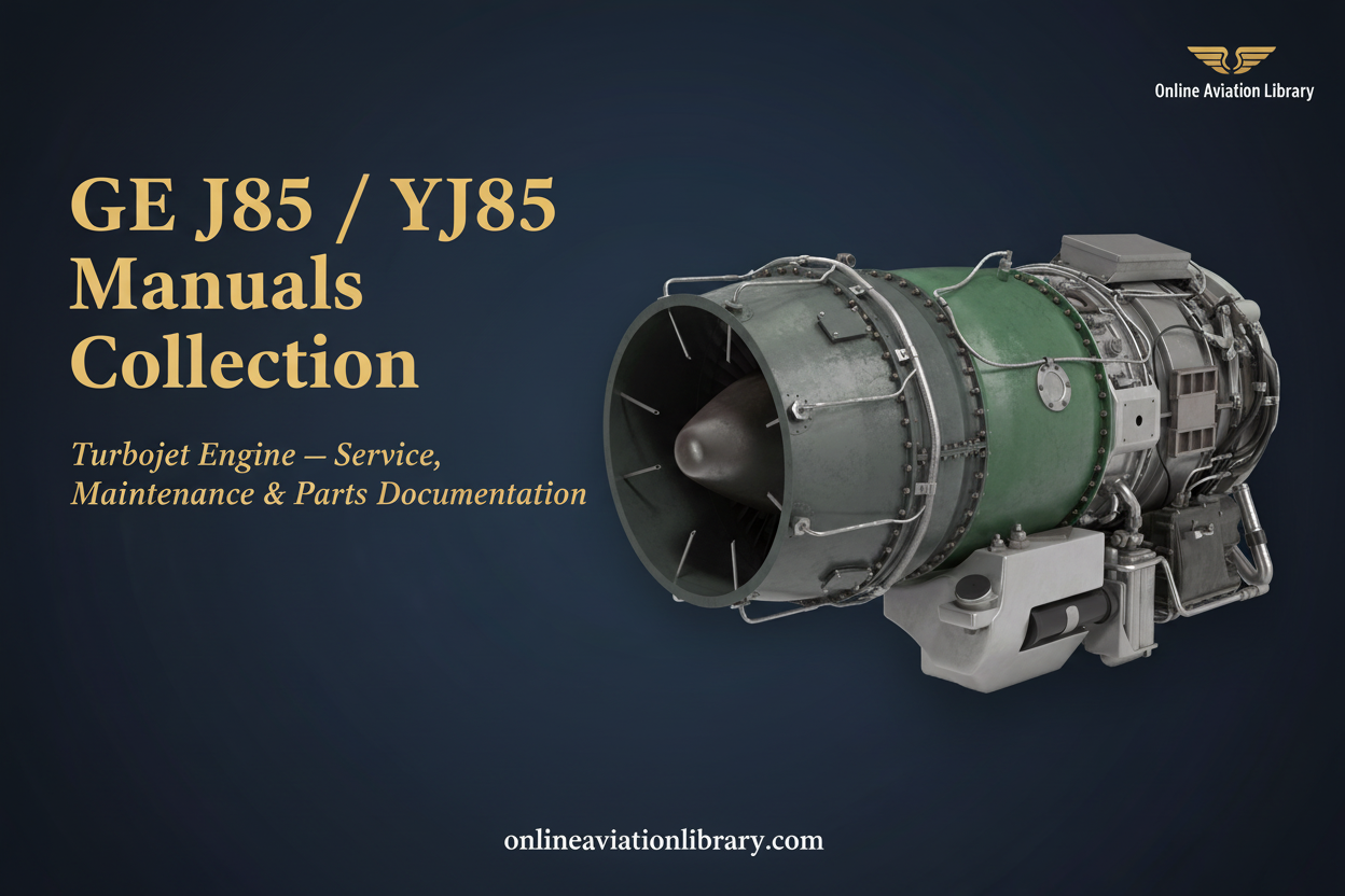 GE J85 YJ85 Manuals Collection LB4 Banner — Intake View — Online Aviation Library