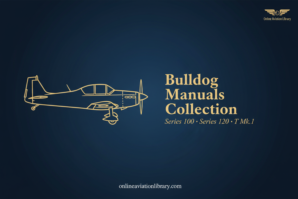 Scottish Aviation Bulldog Series 100 120 T Mk.1 Manuals Collection banner