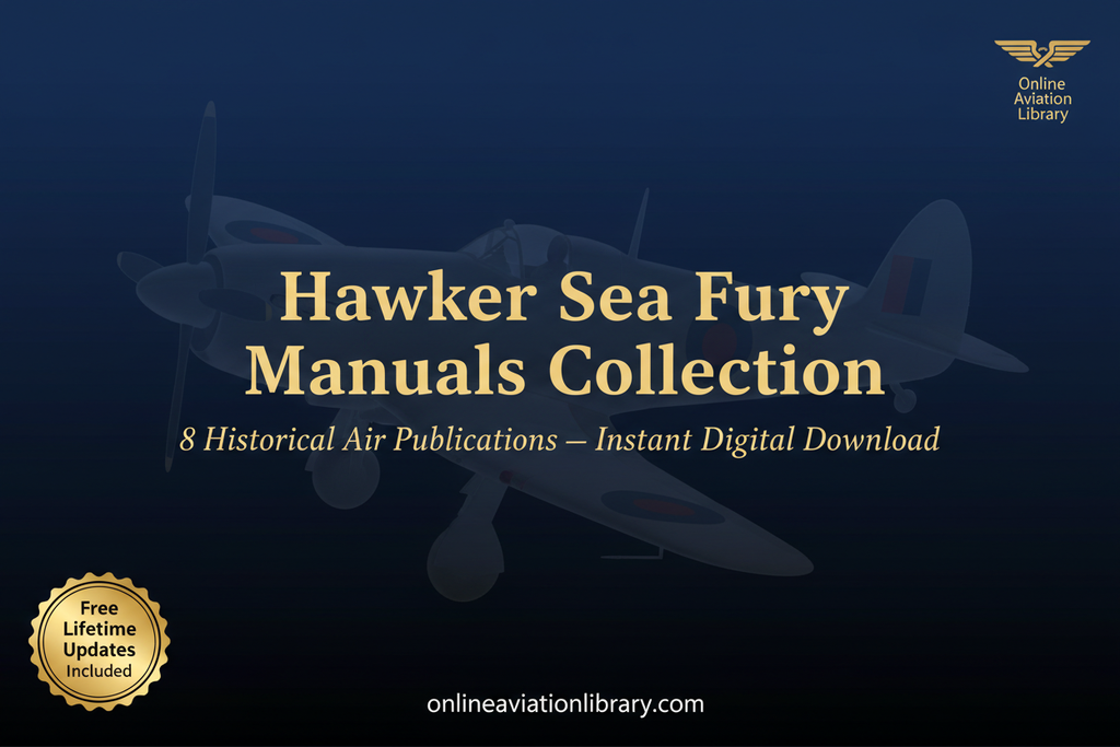 Hawker Sea Fury Manuals Collection promotional banner