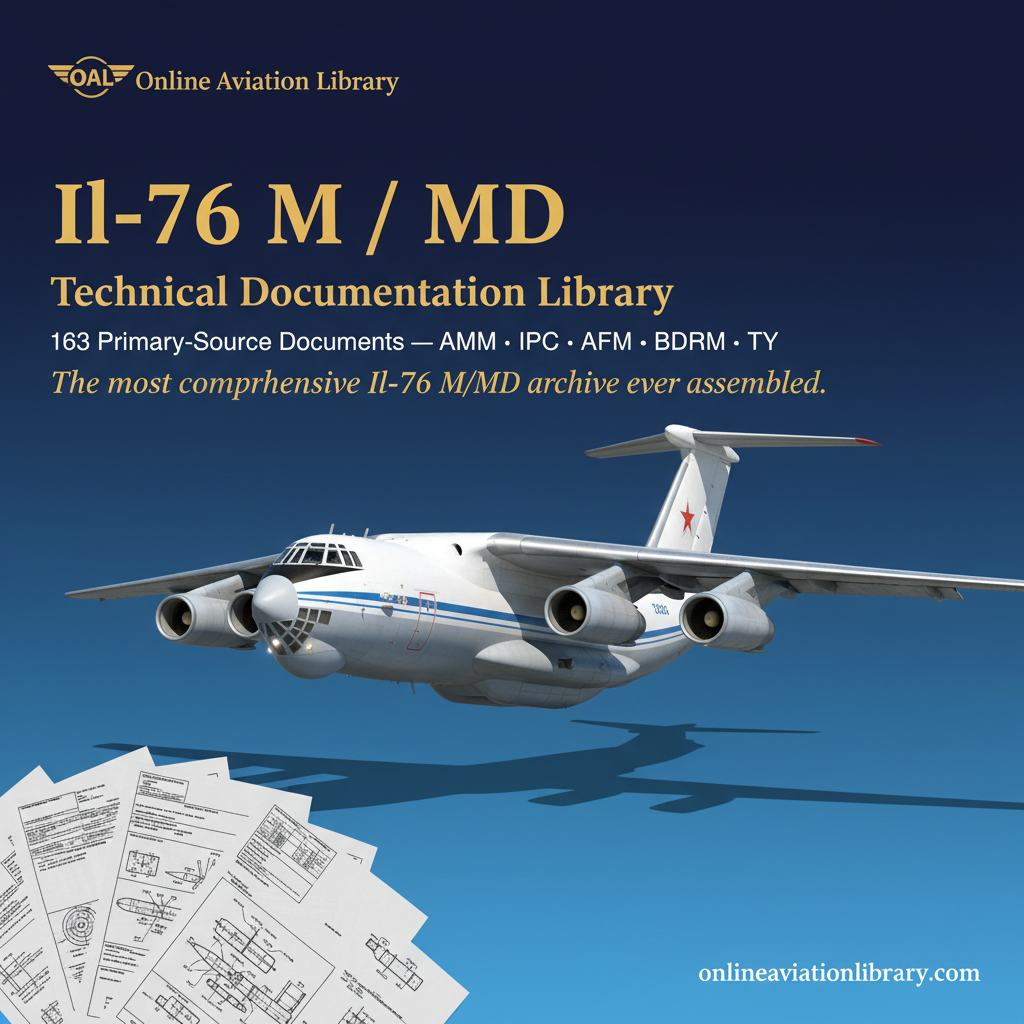 OAL Promotional Banner — Ilyushin Il-76 M/MD Technical Documentation Library